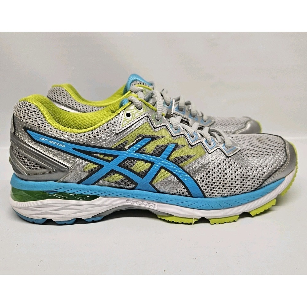 Asics Womens GT 2000 4 T656N Gray Running Shoes Sneakers Size 9